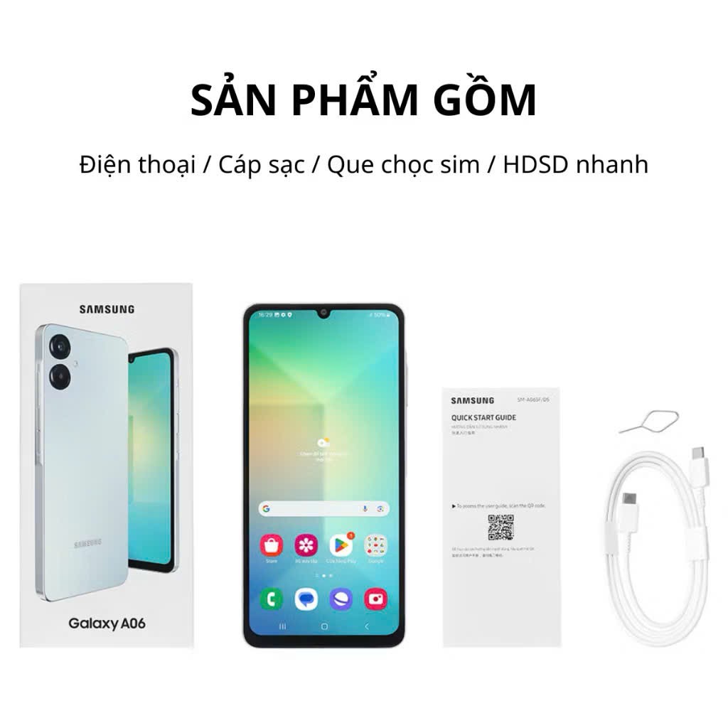 Điện thoại Samsung Galaxy A06 5G 4+64GB